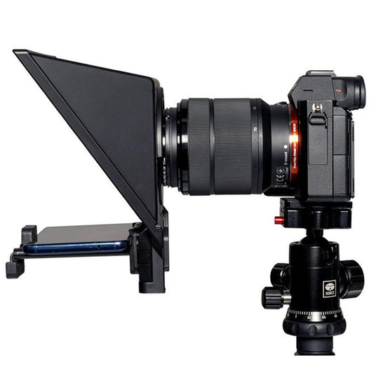FEELWORLD TP2 Portable Teleprompter with Bluetooth Remote Control Lens Adapter Ring For SLR Camera by FEELWORLD