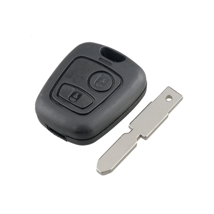 For Peugeot 206 433MHz 2 Buttons Intelligent Remote Control Car Key, Key Blank:NE78 by bashfashion