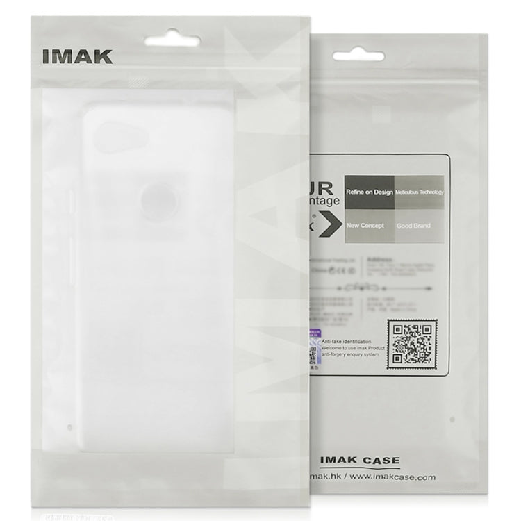 For Tecno POP 8 IMAK UX-4 Series Four-corner Shockproof Phone Case(Transparent) by imak