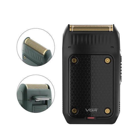 VGR V-353 Floating Cuttter Head Portable Electric Shaver(Black) by VGR