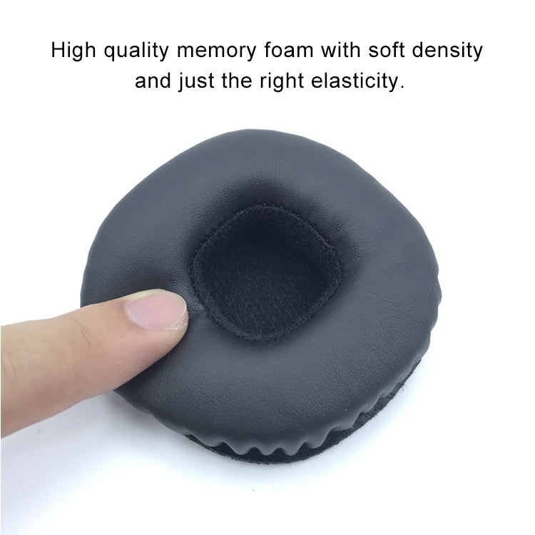 1 Pair Imitation Leather + Memory Foam Soft Headphone Jacket Earmuffs for Marshall MID ANC, with Rubber Plate Buckle by bashfashion