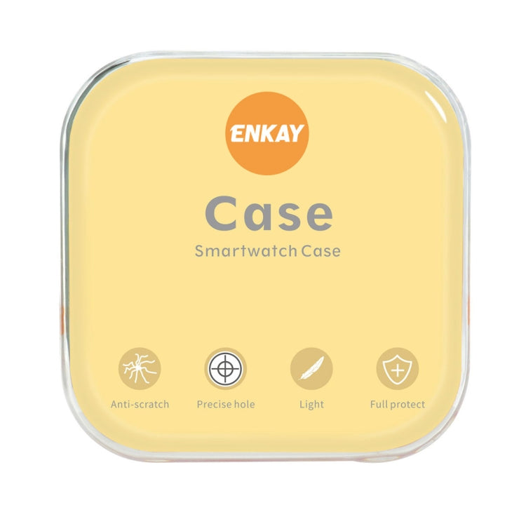 For Apple Watch Ultra 3 / 2 / 1 49mm ENKAY Solid Color Protective Soft TPU Frame Case(Black) by ENKAY