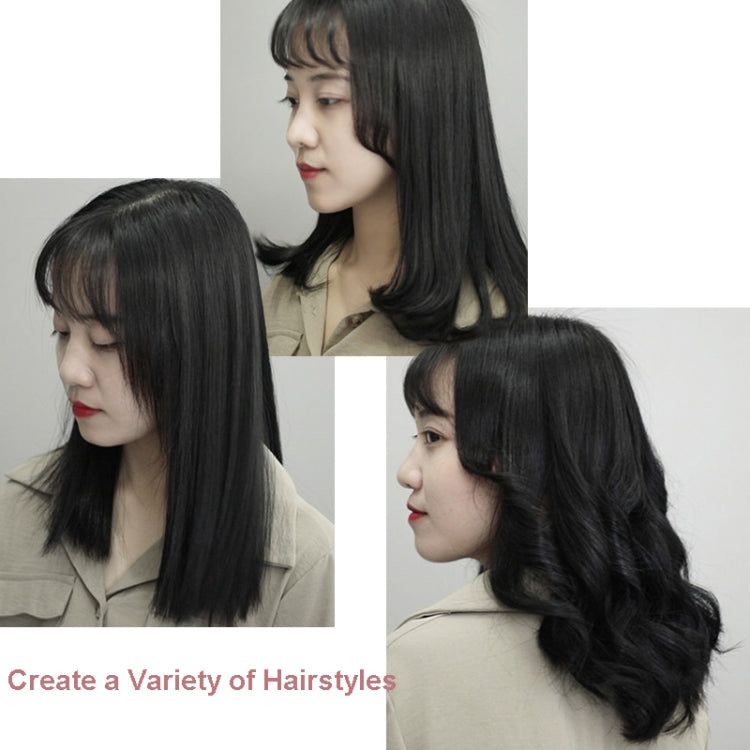 35W 2 In 1 Curling and Straightening Dual-use Electric Splin,Specification: US Plug(Black) by bashfashion