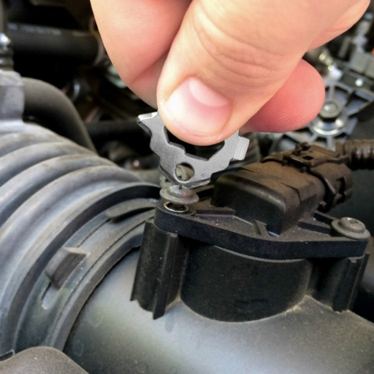 20 in 1 Multi-function EDC Tool Key Ring Bottle Opener Screwdriver Multi-purpose Outdoor Mini Tool by bashfashion