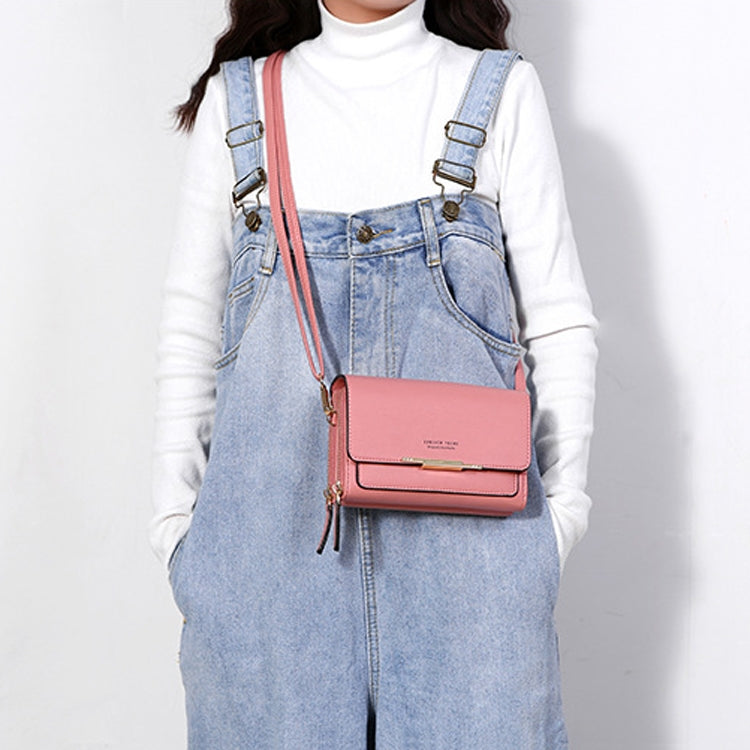 Ladies Wallet Large Capacity Multi-Function Shoulder Bag(Blue) by bashfashion