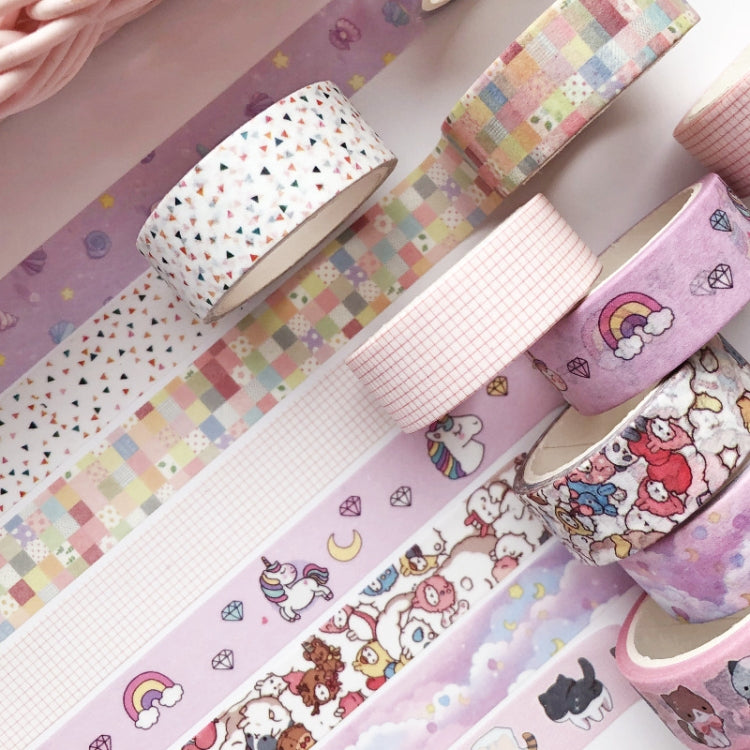 10 PCS Handbook And Paper Cute Tape, Color Random Delivery by bashfashion