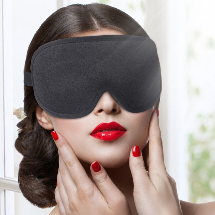 Three-Dimensional Breathable Hollow Sleep Shading Eye Mask, Specification: Gray by bashfashion