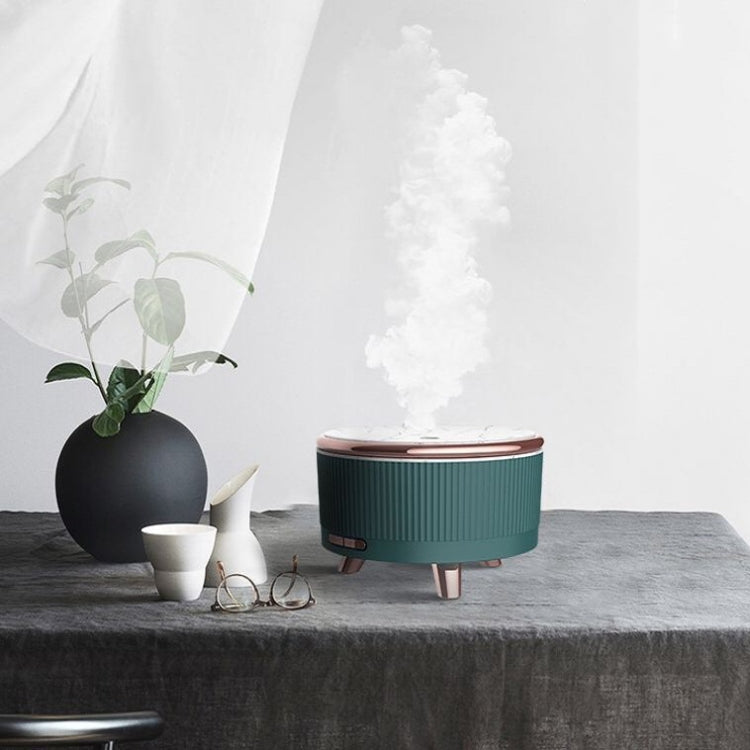 Ultrasonic Aromatherapy Diffuser Humidifier Essential Oil Diffuser US Plug(White Moon) by bashfashion