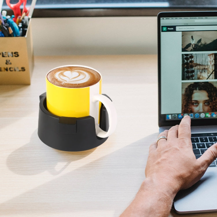 Multi-functional Spill-proof Insulated Fixed Cup Holder(Black) by bashfashion