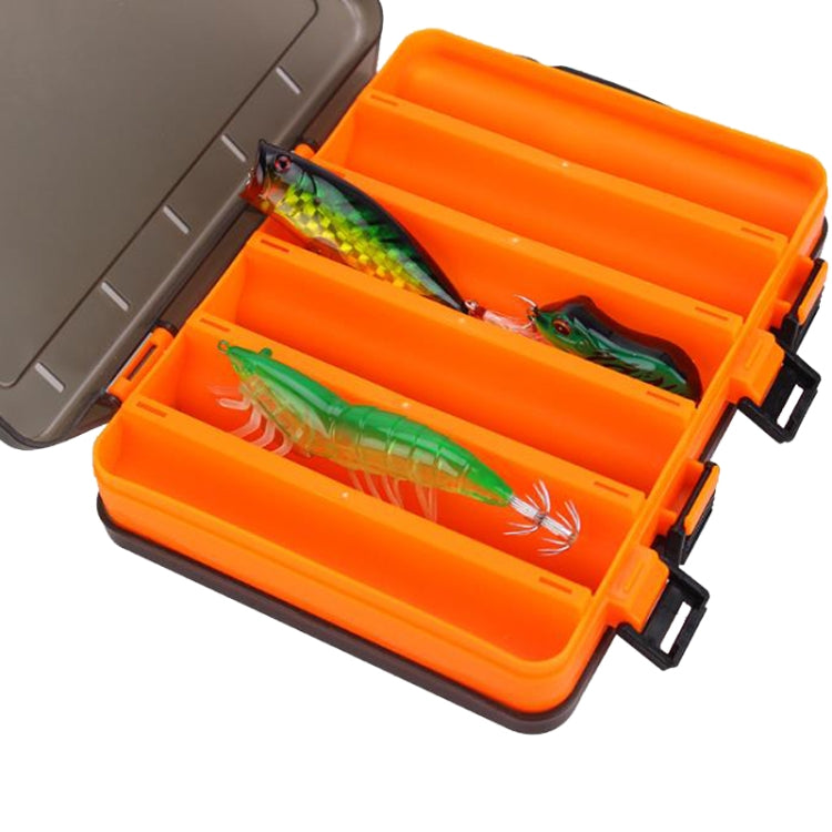 HB327 14 Grids Double Side Luya Tool Box Translucent Bait Organizer(Orange) by bashfashion