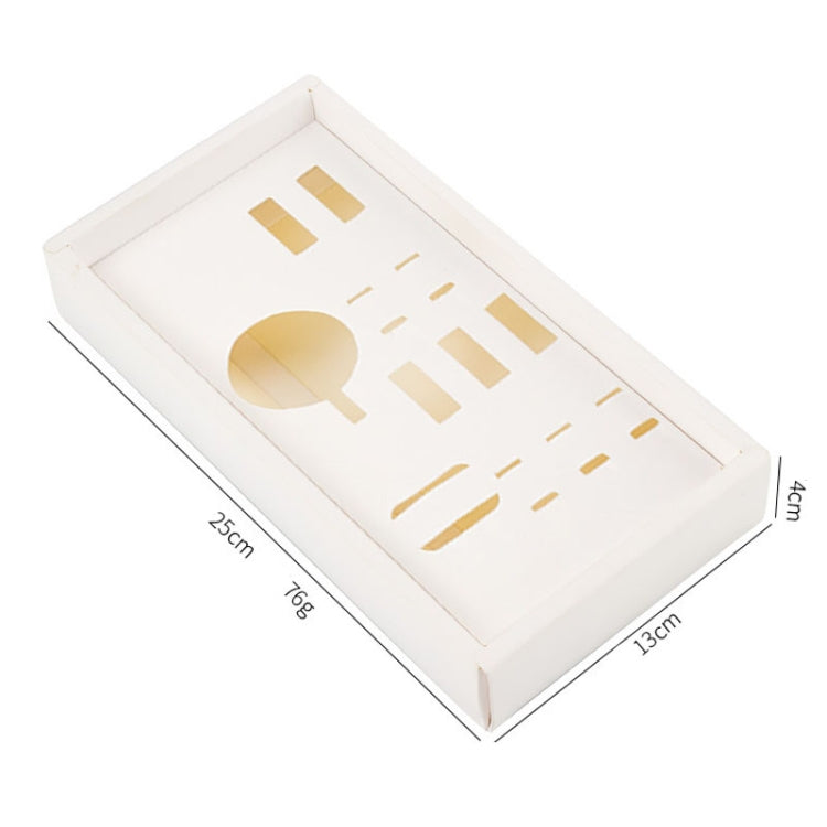 6pcs/set Stainless Steel Cake Knife And Fork Set, Color: Gold With 3-tine Forks by bashfashion