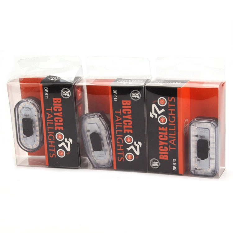 BF-915 Rechargeable 60 Lumen Colorful Light Bicycle Bike Tail Light Helmet Warning Light by bashfashion