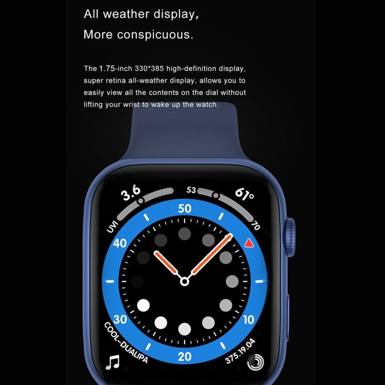 DW35PRO 1.75 inch Color Screen IPX7 Waterproof Smart Watch, Support Bluetooth Answer & Reject / Sleep Monitoring / Heart Rate Monitoring, Style: Silicone Strap(Red) by bashfashion