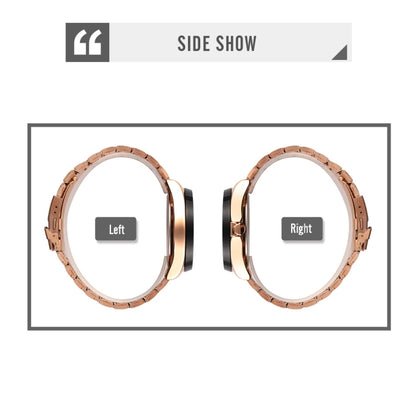 SKMEI 1678 Men Waterproof Quartz Watch with Rotatable Gear Dial(Black Shell Blue Surface) by SKMEI