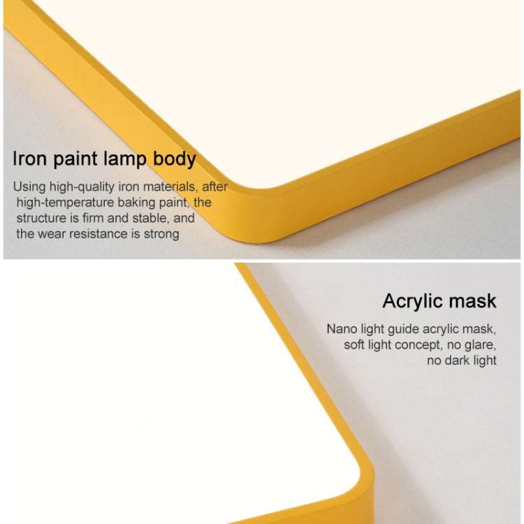 Macaron LED Round Ceiling Lamp, White Light, Size:30cm(Pink) by bashfashion