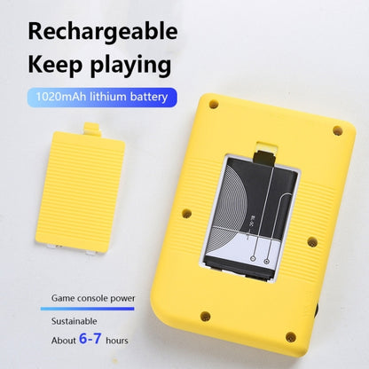 MK800 Doubles 3.0 inch Macaron Mini Handheld Game Console Built-in 800 Games(Pink) by bashfashion