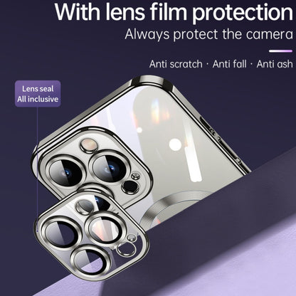 For iPhone 15 Plus SULADA MagSafe Plating TPU Shockproof Phone Soft Case(Silver) by SULADA