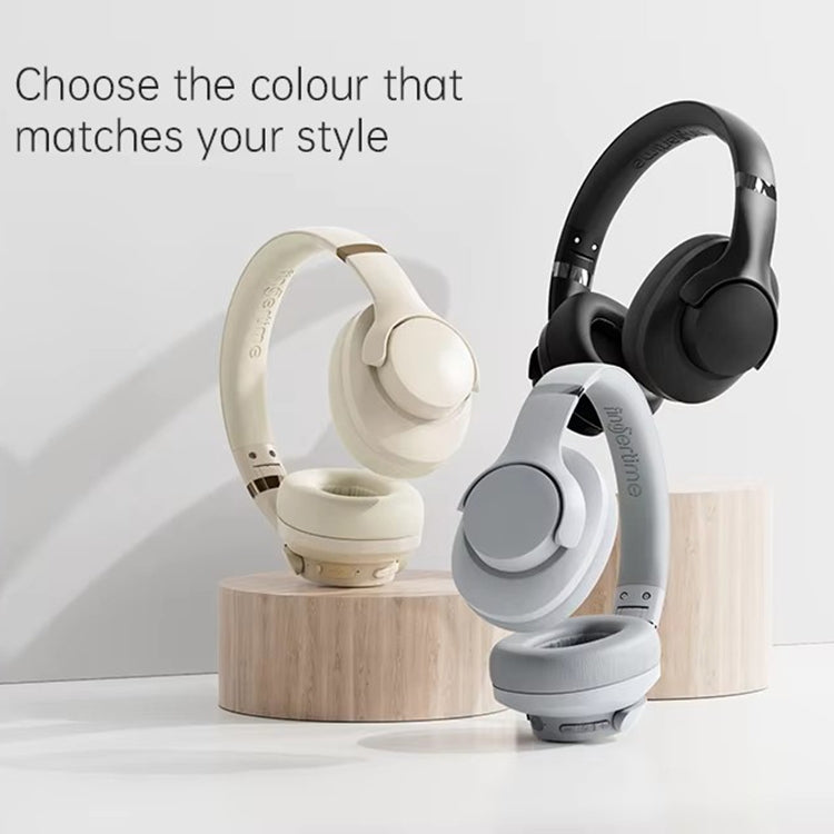 BT048 ANC Noise Reduction Bluetooth 5.3 Wireless Headset(Grey) by bashfashion