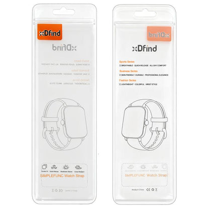 For Xiaomi Smart Band 10 / 9 / 8 xDfind Woven Nylon Hook And Loop Fastener Watch Band(Azure) by xDfind
