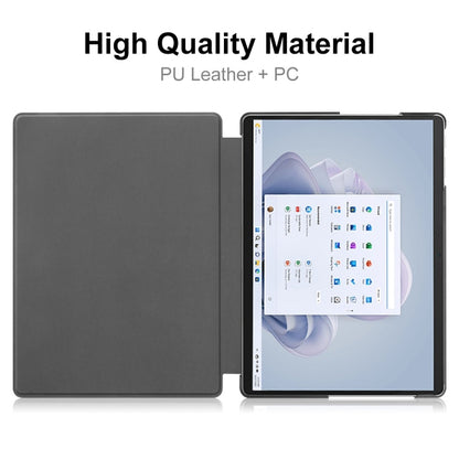 For Microsoft Surface Pro 9 / 10 / 11 JUNSUNMAY Custer Painted Stand Leather Tablet Case(Galaxy) by JUNSUNMAY