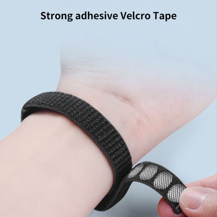 For Xiaomi Mi Band 8 ENKAY Hat-Prince 2 in 1 Set Full Coverage Screen Protector + Nylon Loop Watch Band(Cyan+Yellow) by ENKAY