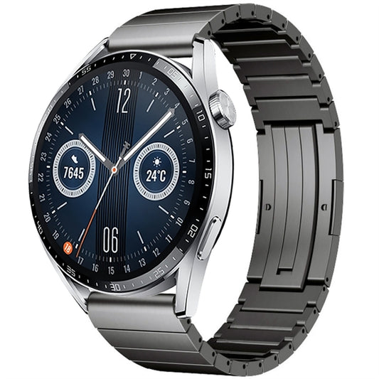 For Huawei Watch GT 3 46mm One Bead Titanium Alloy Watch Band(Gray) by bashfashion