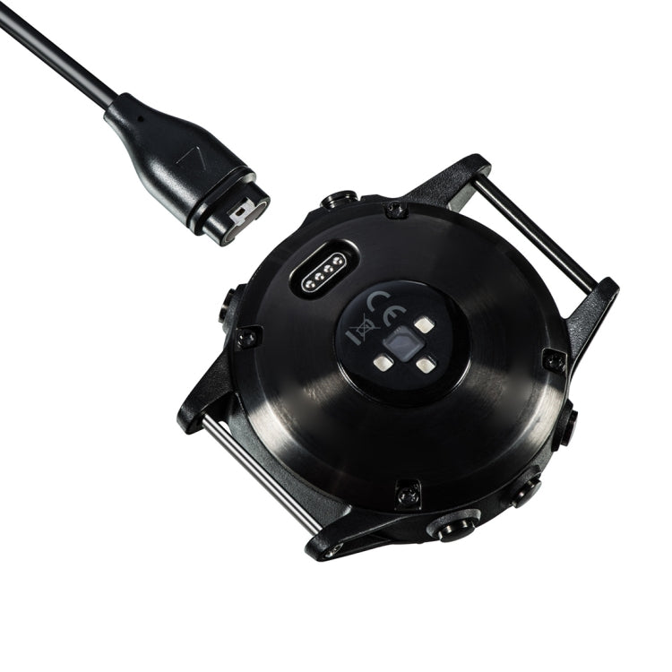 For Garmin Fenix 7 Pro Type-C Port Watch Charger With Data Transmission(Black) by bashfashion