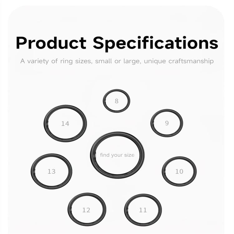 SY01 SIZE 12 Smart Ring, Support Heart Rate / Blood Oxygen / Sleep Monitoring / Multiple Sport Modes(Black) by bashfashion