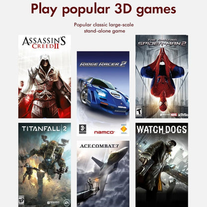 GD10 64G Built-In 30000+ Games Dual System Set-Top Box 3D Home 4K HD TV Game Console Box AU Plug(White) by ANBERNIC