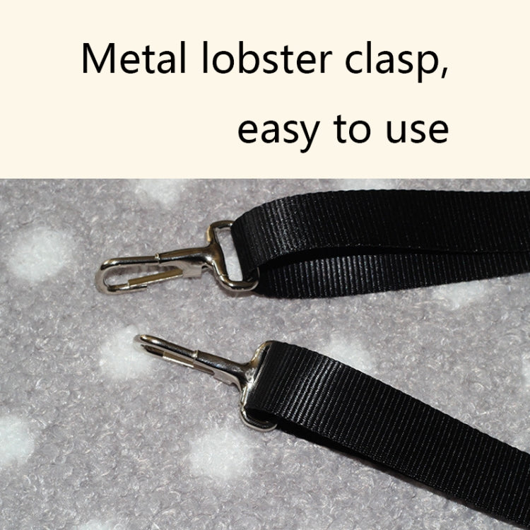 PE-160 Canvas Hanging Cat Cage Hammock Adjustable Length Swing Pet Nest, Size: S(Yellow Geometry) by bashfashion