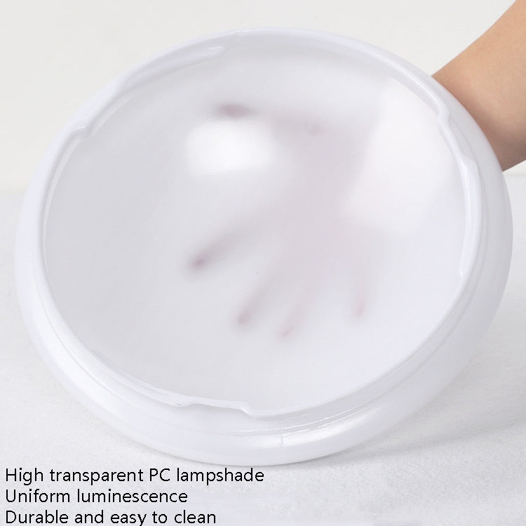 LED Sound Light Control Ceiling Lamp Round Corridor Intelligent Sensor Lamp, Power source: 12W 270mm(Warm White) by bashfashion