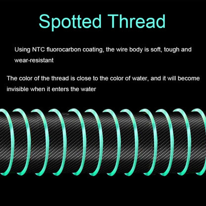 2pcs Outdoor Fishing Anti-tangle Spotted Invisible Line Set with Scale, Size: 5.4m(1.0) by bashfashion