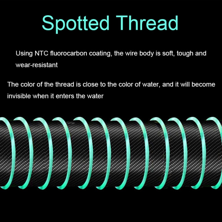 2pcs Outdoor Fishing Anti-tangle Spotted Invisible Line Set with Scale, Size: 6.3m(3.0) by bashfashion