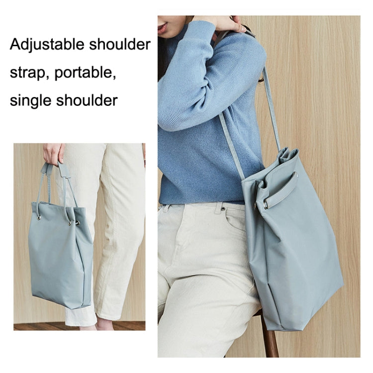For Apple Macbook Shoulder / Handheld / Messenger Computer Bag, Size: Small(Lake Blue+Gray Mouse Pad) by bashfashion