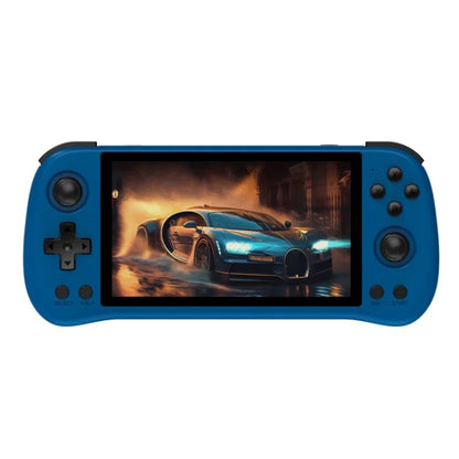 POWKIDDY X55 Game Console 5.5 Inch 1280 X 720 IPS Screen RK3566 Linux System Open-Source Retro Video Player 16GB+64GB(Blue) by POWKIDDY