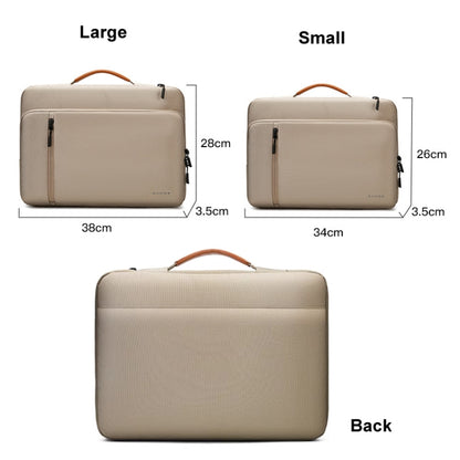 BANGE BG-6802 Laptop Bag Notebook Protective Case, Color: Khaki Small by BANGE