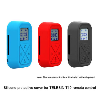 For TELESIN T10 Remote Control Silicone Protective Case Anti-scratch and Drop-proof Cover(Black) by bashfashion