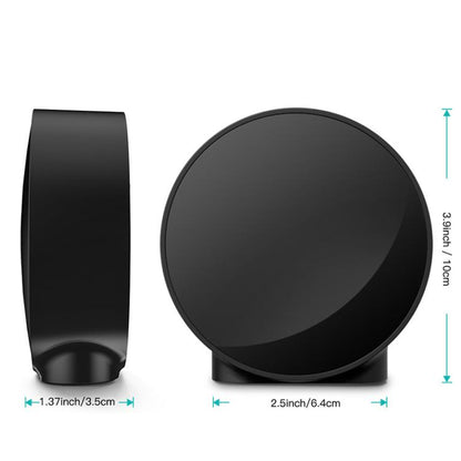 EDUP EH-8816 Simple Digital Electronic Clock Night Light Battery Plug-in Dual Power Mode Alarm Clock(Black Case White Letter) by EDUP